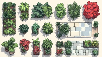 Top-Down Garden & Pathway Design