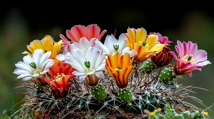 Cactus Blooms: Colorful Desert Flowers