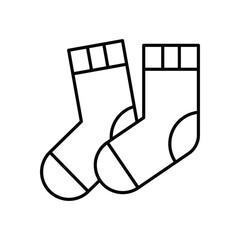 Baby Socks Icon vector