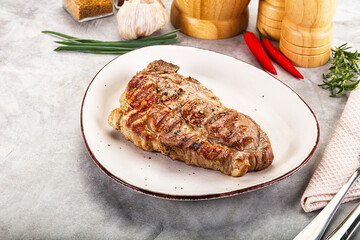 Grilled pork sirloin for dinner