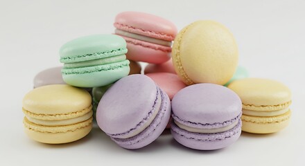 Obraz premium 彩りマカロンの調べ