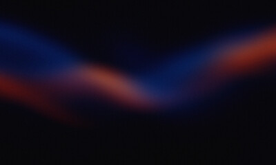 Black background with orange and blue light lines
