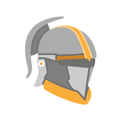 knight helmet icon illustration vector