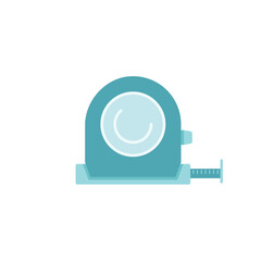 Tape measure tool icon illustration