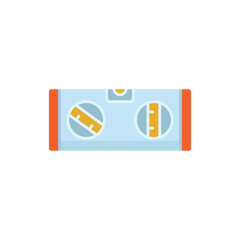bubble level tool icon illustration