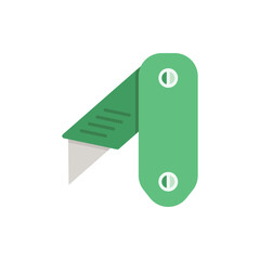 Utility knife icon illustration vector