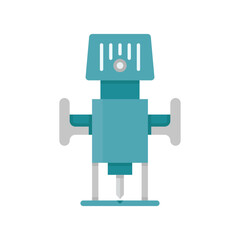 wood router tool icon illustration