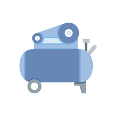 Air Compressor tool icon illustration