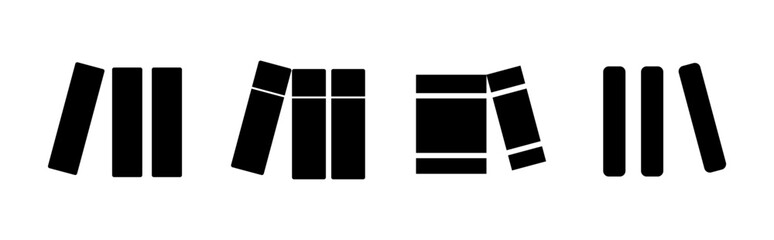 Library icon set. education icon vector