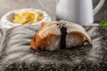 Japanese cuisine - sushi with eel