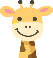 Fototapeta premium funny giraffe cartoon