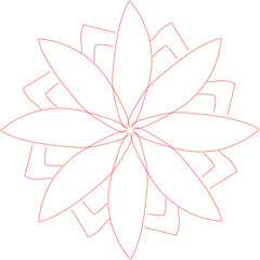 abstract flower vector illustration