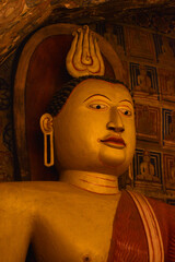 An ancient Buddha statue, Ridi Viharaya, Sri Lanka, 