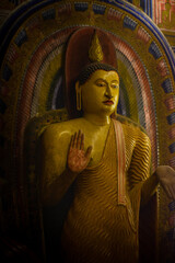 A standing Buddha statue, Ridi Viharaya, Sri Lanka, 