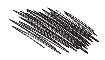 Aesthetic pen brush stroke line design