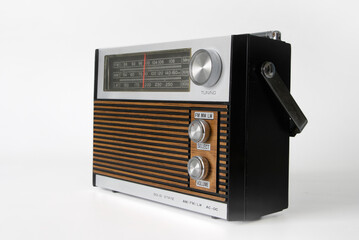 Old portable radio from the 70's