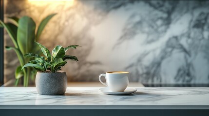 Coffee Break: Plants & Marble