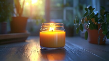 Golden Hour Candlelight