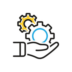 Multi color icon for formation