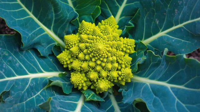 Romanesco Broccoli Close-Up