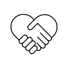 Agreement Icon Outline Vector Line Design