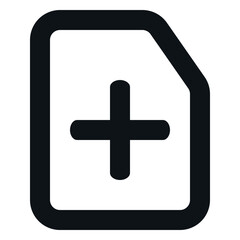 Clean and Minimalist Outline Icon of actions