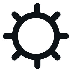 Fototapeta premium Clean and Minimalist Outline Icon of weather 