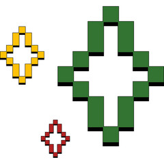 Fototapeta premium Retro Sparkle Pixel