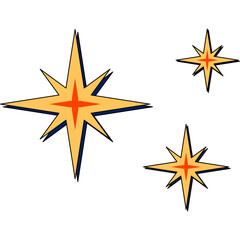 Obraz premium Retro Sparkle