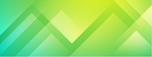 Fototapeta premium Abstract geometric green and yellow background suitable for digital design projects, packaging, web banners, and technology presentations.