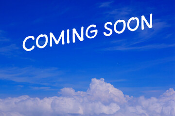 Coming Soon - text message for coming Soon, Image of Summer

