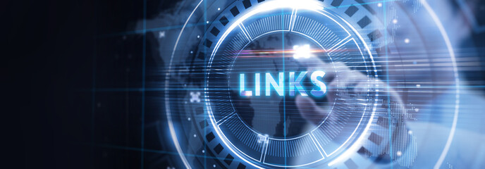 Internet Links Concept.Business, Technology, Internet and network concept.