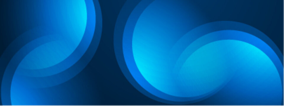 Overlapping blue circles creating an abstract design, suitable for backgrounds, digital art, graphic designs, web banners, and technology related projects.
