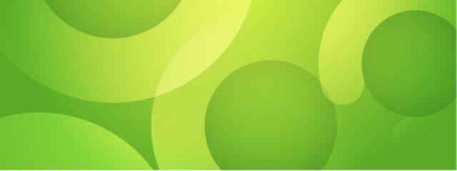 Overlapping green circles form abstract background. Ideal for spring themed designs, environmental concepts, technology backgrounds, and vibrant graphic projects.