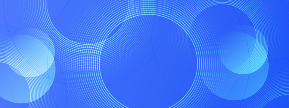 Abstract blue concentric circles and lines, a vibrant and dynamic design. Great for backgrounds, prints, web graphics, and technology themes.