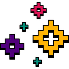 Retro Sparkle Pixel