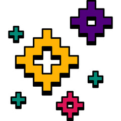 Retro Sparkle Pixel