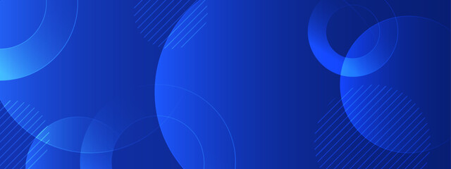 Abstract blue background with overlapping circles and lines. Suitable for graphic design, web backgrounds, presentations, and digital art projects.