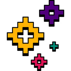 Retro Sparkle Pixel