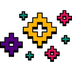 Retro Sparkle Pixel