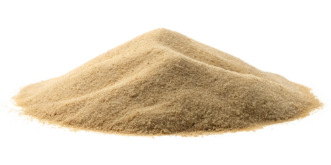 desert sand isolated on white background PNG,AI GENERATED
