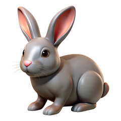 Obraz premium A 3D easter bunny
