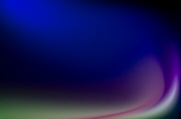 Copy space design element, backdrop wallpaper product, abstract curve shape blue green purple gradient pattern background illustration cover design header rough texture noise grain