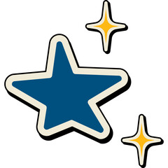 Retro Sparkle Element