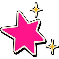 Retro Sparkle Element