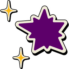 Retro Sparkle Element