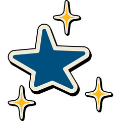 Retro Sparkle Element