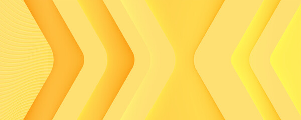 Golden Abstract Geometric Background with Chevron Patterns