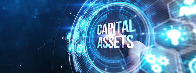 Business, Technology, Internet and network concept. Capital assets.