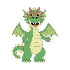 green dragon cartoon